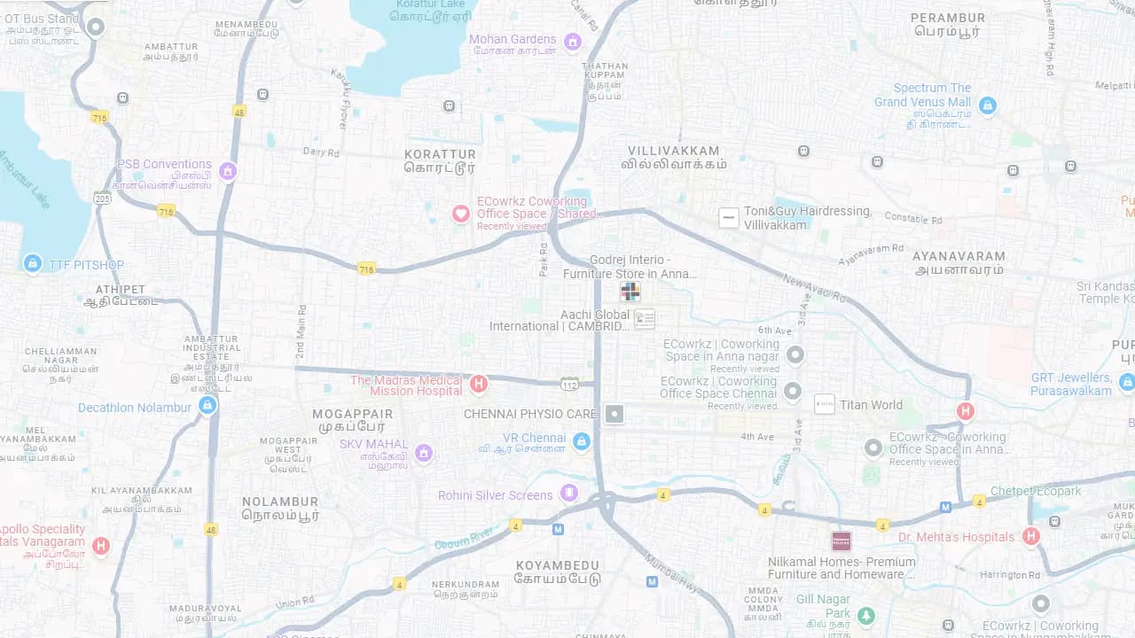 Coworking Locations Map